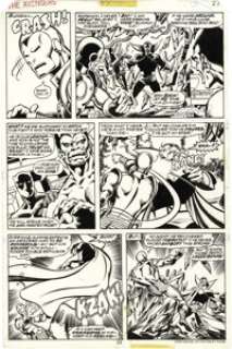 John Byrne and Pablo Marcos - Avengers #165, page 23 Original Art (Marvel, 1977).  In John Byrne’s second issue as - | Heritage