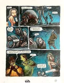 Gipi (Gian Alfonso Pacinotti) - 1 Original colour page - Quella sera accadde una cosa | Catawiki