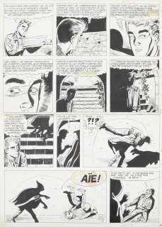 Eddy Paape (1920-2012) Marc Dacier, Planche originale n°15 1962 Encre… | Fauve Paris