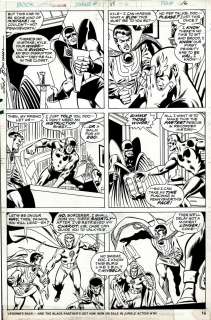 Klaus Janson Sal Buscema - Defenders #25 P 16 (Yellowjacket, Dr. Strange, Nighthawk, Son of Satan, Power Man Throughout Entire Page!) 1974