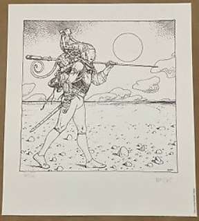 Moebius - 1 Silkscreen - Starwatcher - The Fool - (années 1990) | Catawiki