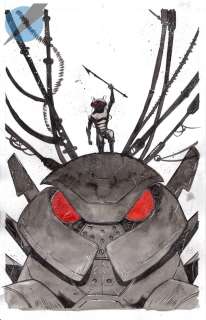 Sanford Greene - Black Manta Issue 5 Page Cover