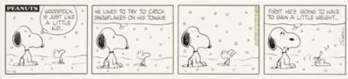 Charles Schulz Peanuts Daily Comic Strip Original Art, dated 1-12-71 (United Features Syndicate, 1971). - | Heritage