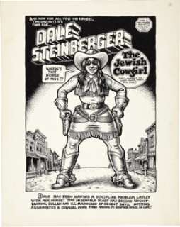 Robert Crumb Big Ass Comics #1 Dale Steinberger Splash Page 1 Original Art (Rip Off Press, 1969). Robert - | Heritage