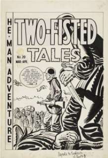Harvey Kurtzman Two-Fisted Tales #20 Cover Original Art (EC, 1952). Two-Fisted Tales was the first title -