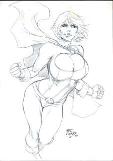 Fred Benes - Powergirl Pinup