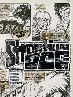 Ezquerra, Carlos - 1 Original page - Strontium Dog - Journey Into Hell (part 3) - Title page - 1979 | Catawiki