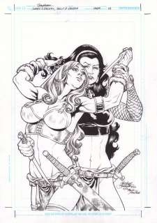 Rodney Buchemi - Belit And Valeria: Swords Vs Sorcery #1 Variant Cover - Alex Ross Homage - 2022 Signed