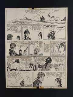 Pratt, Hugo - 1 Original page - Stevenson : Il Ragazzo Rapito - 1977 | Catawiki