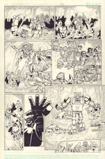 Dan Khanna - Transformers: the Wreckers #2 P.26 - Some in Pencil Some Inked - 2001 Signed