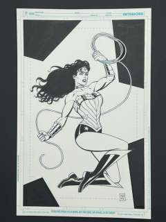 Goran Sudzuka - 1 Original drawing - Wonder Woman - In Action