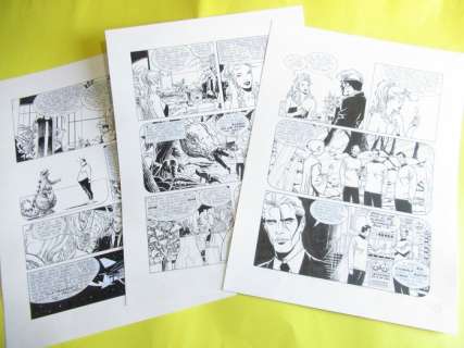 De Angelis, Roberto - 3 Original page - Nathan Never - #102 "Una Canzone per Sara" - 1999 | Catawiki