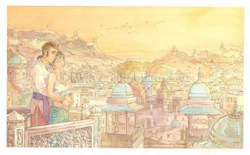 Paul Salomone - Illustration originale inédite - Celle qui fit le bonheur des insectes