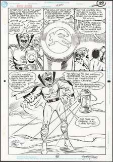 Mart Nodell - GREEN LANTERN (1990-2004) #19 Half Splash | ComicConnect