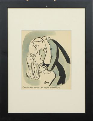 Lot 11 - GUS (Gustave ERLICH dit) (1911-1997) Franchise pour franchise, moi non… | misc / divers