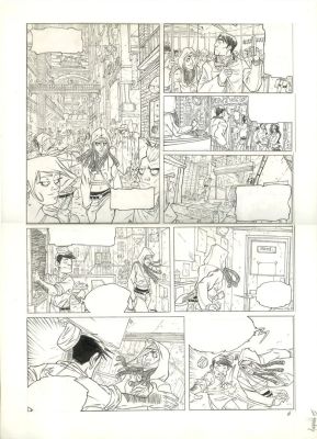 Lot 42 - Morgann TANCO Planche originale en crayonné poussé L’ivresse de… | misc / divers
