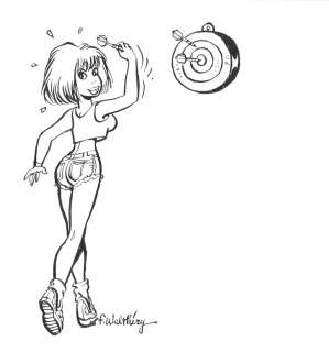 Walthéry | Natacha, illustration Ã  l’encre de Chine sur… | Millon