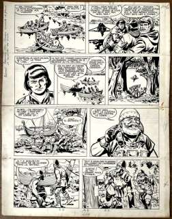 Sirius - 1 Original page - Les Timour T13 - Alerte sur le Fleuve - 1960 | Catawiki