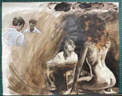 De Metter, Christian - 1 Original colour drawing - Emma - 2011