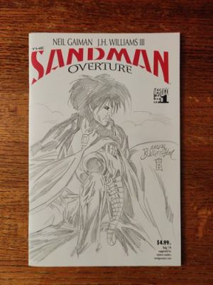Sandman Overture Sketch Signed Mark Buckingham Art Morpheus Dream 2 Pages! | eBay US
