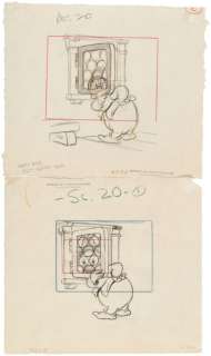 "SNOW WHITE AND THE SEVEN DWARFS" ORIGINAL STORYBOARD ART LOT. | Hake’s