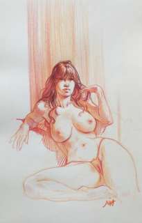 Jula, Andrea - 1 Original colour drawing - Druuna | Catawiki