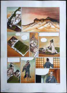 Jung - 1 Original colour page - Okiya, la maison des plaisirs défendus - 2005 | Catawiki