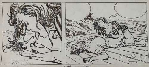 Manara, Milo - 1 Original strip - Le Déclic 2 - 1991 | Catawiki