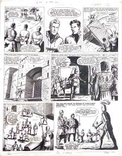 Ted Kearon, Robot Archie originele pagina met ridders | Comic Art Masters