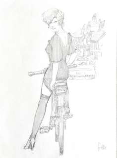 Frollo, Leone - 1 Original preliminary drawing - Pin Up | Catawiki