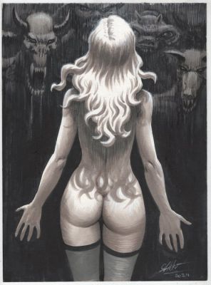 Gambedotti, Atilio - 1 Original drawing - love and monsters-patreon - El sacrificio - 2023 | Catawiki