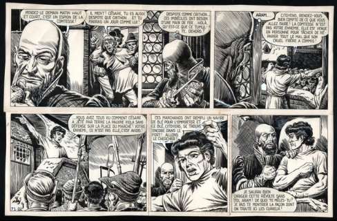 Wijn, Piet - 2 Bande dessinée originale - Aram van de Eilanden V22 - De Grote Opstand - 1957 | Catawiki