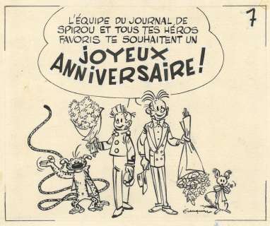 Franquin | Spirou et Fantasio, illustration Ã  l’encre de… | Millon