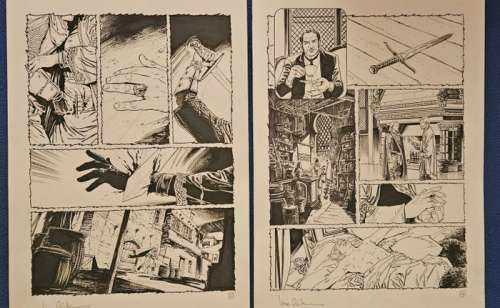 Raimondo, Luca - 6 Original page - Carnacki - La Chambre grise - 2024 | Catawiki