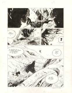 Corentin Rouge | Planche originale n° 090, présence de correcteur blanc - Wendigo - Thorgal Saga | Daniel Maghen