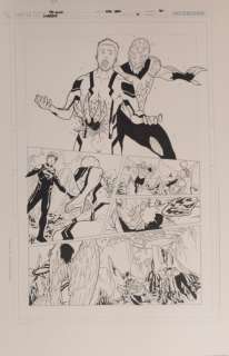 R.B Silva (Blue Lines) + Rob Lean (Inker) - 1 Original page - Superboy #9, page 17 | Catawiki