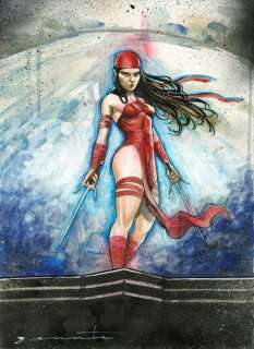 Nacho García Benavente - Elektra - Original Painting - Hand Signed | Catawiki