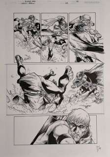 Diogenes Neves (Blue Lines) + Vicente Cifuentes (Inker) - 1 Original page - Green Arrow #3, Page 12 | Catawiki