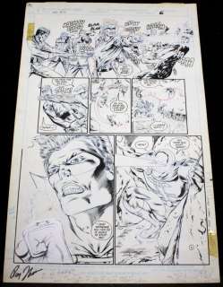 Brian Murray, Malcolm Jones Iii - Young All-Stars #9 P.6 - Taking Down Nazis - La - Signed By Roy Thomas - 1988