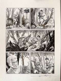 Candita, Giuseppe 4 pages originales + 1 dessin original - Zagor - Il Grizzly | Catawiki