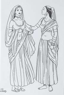 Miralles, Ana - 1 Original drawing - Djinn T10 - Le Pavillon des plaisirs - 2010 | Catawiki