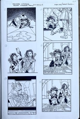 Alba Glez, Walden Wong | Avengers Unlimited Asguard Confidential (part I) panels 11-16 | Walden Wong