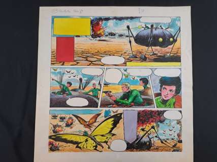 Zeccara, Nevio - 1 Original colour page - Willy West: Il Mondo dei Meta - 15° puntata | Catawiki