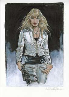 Formosa, Gil - 1 Original colour drawing - Buck Danny - Lady X blonde | Catawiki