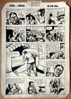 Sirius - 1 Original page - L’Épervier Bleu T6 - La Vallée interdite - 1950 | Catawiki