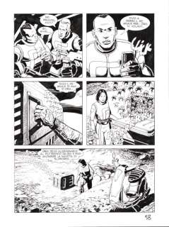 Bonazzi, Germano - 3 Original page - Nathan Never #243 - "Incursione notturna" - 2011 | Catawiki