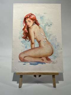 Fang, Daniel - 1 Original colour drawing - Vermilion Desire - 2025 | Catawiki