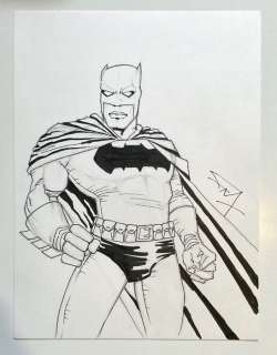 Frank Miller - 1 Original drawing - Batman