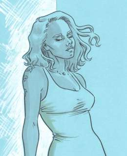 Barletta, Elisabetta - 1 Original colour drawing - Miss Tattoo - 2025 | Catawiki