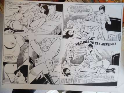 Renaud | 2 original plates (p.15 + 16)  - Merline  - [1970s] | Catawiki